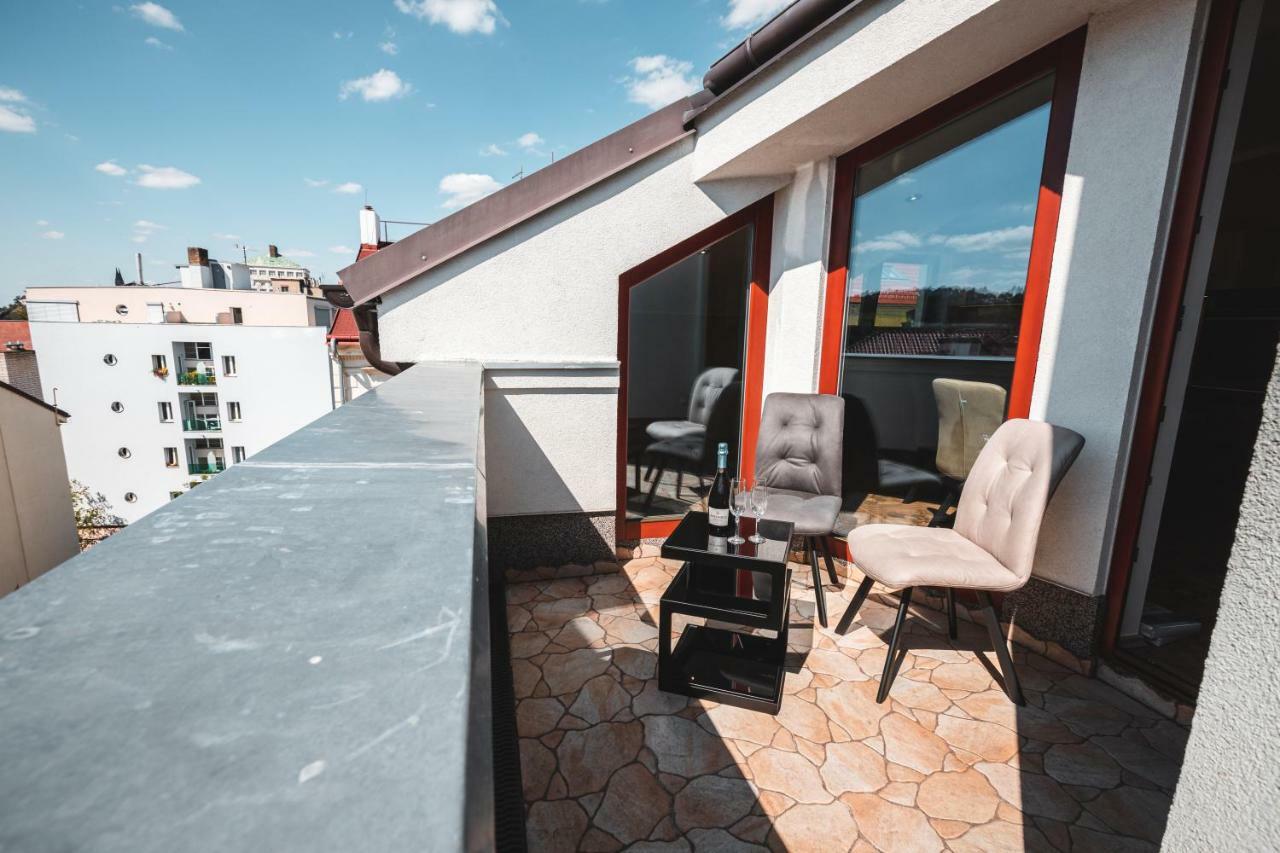 Point Flat, Beautiful View From Terrace To Prague Castle Apartment — Fotky 1